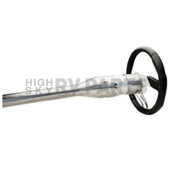 Flaming River Steering Column Bell Style 30 Inch Black Stainless Steel - FR30007SS