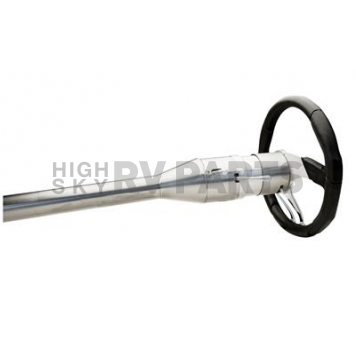 Flaming River Steering Column Bell Style 32 Inch Silver Stainless Steel - FR30008SS