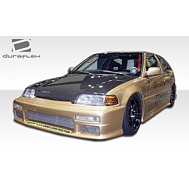 Extreme Dimensions Side Skirt - Primered Fiberglass Reinforced Plastic Black Set of 2 - 100784