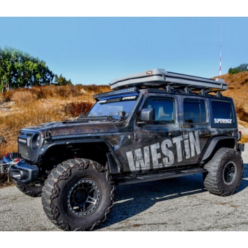 Westin Automotive Nerf Bar 5 Inch Black Textured Powder Coated Aluminum - 28521055-3