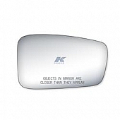 K-Source Exterior Mirror Glass Rectangular Power Single - 90233