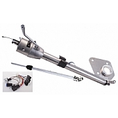 Flaming River Steering Column Bell Style Powder Coated Stainless Steel Black - R30017KTBK