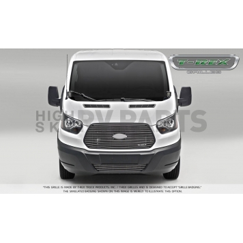 T-Rex Truck Products Grille Insert - Horizontal Bar Hexagonal Polished Aluminum - 6205750