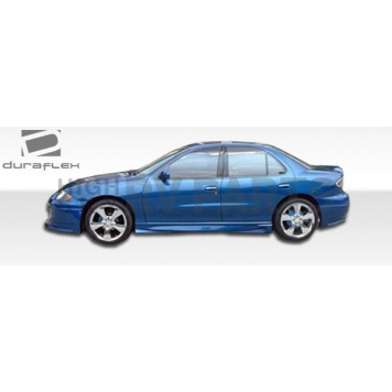 Extreme Dimensions Side Skirt - Primered Fiberglass Reinforced Plastic Black Set of 2 - 100423-1