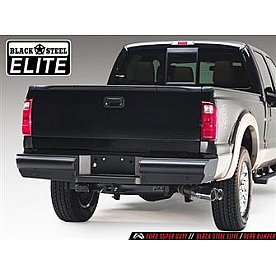 Fab Fours Bumper Black Steel Elite 1-Piece Design - FS08U13501