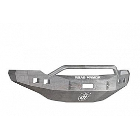 Road Armor Bumper Stealth Pre-Runner 1-Piece Design Steel Natural - 382R4Z