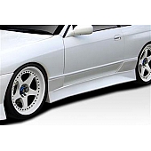 Extreme Dimensions Side Skirt - Fiberglass Reinforced Plastic Black Set of 2 - 113563