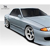 Extreme Dimensions Side Skirt - Fiberglass Reinforced Plastic Black Set of 2 - 113565