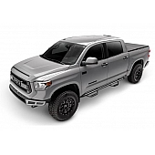 N-Fab Nerf Bar - Truck Wheel to Wheel Black Matte Textured Powder Coated Steel Round - C17113CCTX