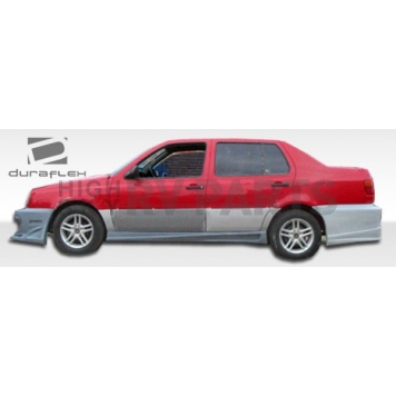 Extreme Dimensions Side Skirt - Primered Fiberglass Reinforced Plastic Black Set of 2 - 102346-1