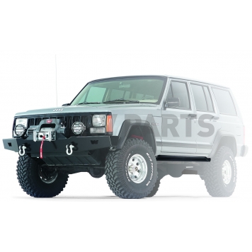 Warn Rocker Panel Guard - Flat Steel Black Powder Coated Set Of 2 - 63002-2