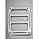 All Sales Tail Light Cover - Aluminum Silver Set Of 2 - 3509