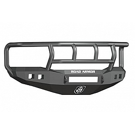 Road Armor Bumper Stealth Titan II 1-Piece Design Steel Black - 406R2BNW