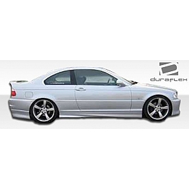 Extreme Dimensions Side Skirt - Primered Fiberglass Reinforced Plastic Black Set of 2 - 102451