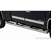 Putco Nerf Bar - Truck Wheel To Wheel Stainless Steel Round 4 Inch - 44185