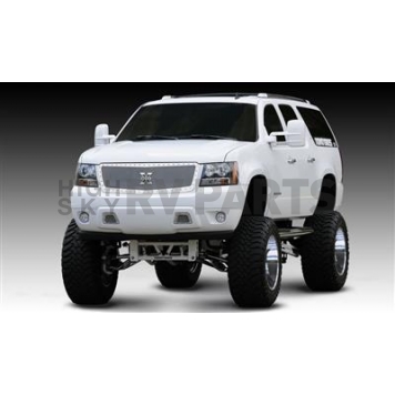T-Rex Truck Products Grille Insert - Mesh Rectangular Polished Stainless Steel - 6710520