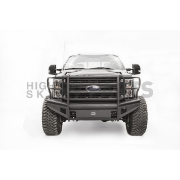 Fab Fours Bumper Black Steel Elite 1-Piece Design - FS17Q41601