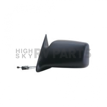 K-Source Exterior Mirror Manual Remote Rectangular Black Single - 60050C
