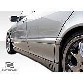 Extreme Dimensions Side Skirt - Primered Fiberglass Reinforced Plastic Black Set of 2 - 102241