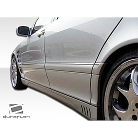 Extreme Dimensions Side Skirt - Primered Fiberglass Reinforced Plastic Black Set of 2 - 102241