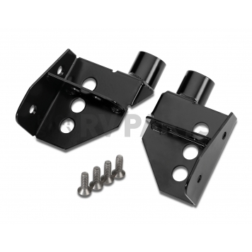 Warrior Products Exterior Mirror Relocation Bracket Black Steel Set Of 2 - 1501-1