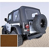 Rugged Ridge Soft Top - Dark Tan Standard Top Vinyl - 1370333