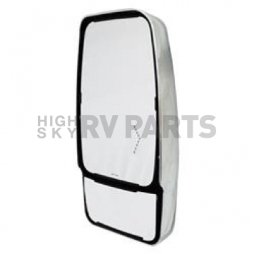 Velvac Exterior Mirror Remote Flat Glass/ Manual Convex Glass Rectangular  - 714942