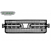 T-Rex Truck Products Grille Insert - Honey Comb Square Black Powder Coated Mild Steel - 7711261BR