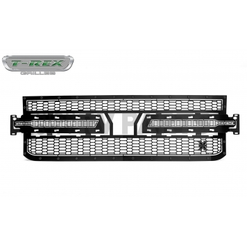 T-Rex Truck Products Grille Insert - Honey Comb Square Black Powder Coated Mild Steel - 7711261BR