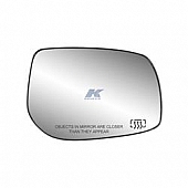 K-Source Exterior Mirror Glass Oval Power Single - 30226