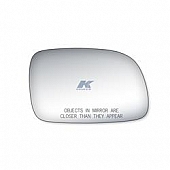 K-Source Exterior Mirror Glass Rectangular Power Single - 90199