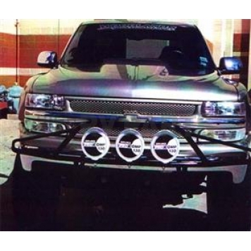 N-Fab Pre-Runner - Gloss Powder Coated Black Steel - C993LH