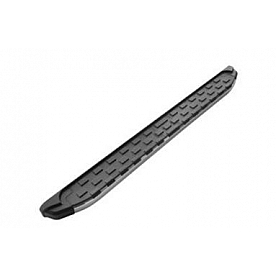 Romik USA Running Board Polished Aluminum Stationary - 52372418