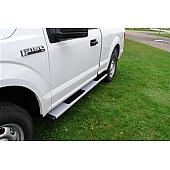Owens Products Running Board - Truck Wheel To Wheel Nickel Textured Powder Coated Aluminum - OC5176N01