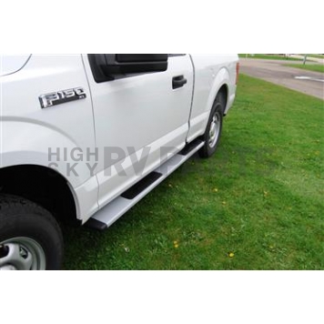 Owens Products Running Board - Truck Wheel To Wheel Nickel Textured Powder Coated Aluminum - OC5176N01