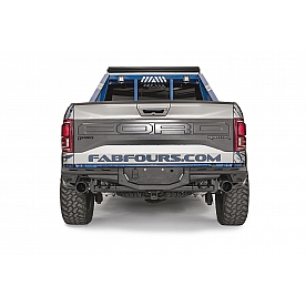 Fab Fours Bumper 1-Piece Design Steel Black - FF17E43711