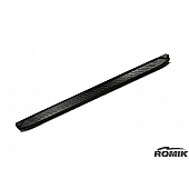Romik USA Running Board Black Powder Coated Aluminum Stationary - 60043419