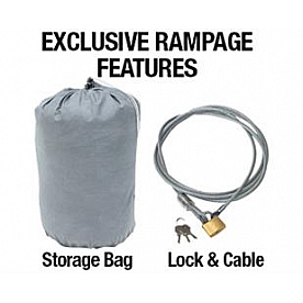 Rampage Cab Cover 4 Layer Polypropylene Gray - 1330