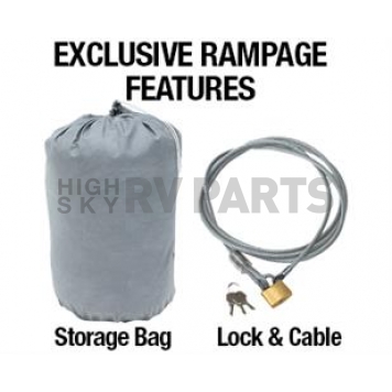 Rampage Cab Cover 4 Layer Polypropylene Gray - 1330