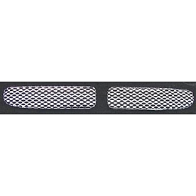 Street Scene Bumper Grille Insert Mesh Chrome Plated Silver Steel - 95078506