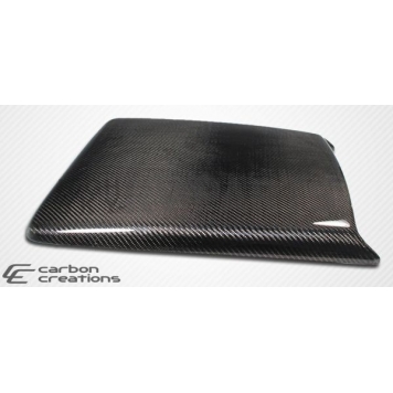 Extreme Dimensions Hood Scoop - Cowl Induction Gloss UV Coated Carbon Fiber Black - 106354
