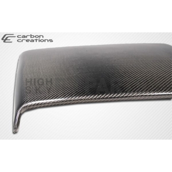 Extreme Dimensions Hood Scoop - Cowl Induction Gloss UV Coated Carbon Fiber Black - 106354-4