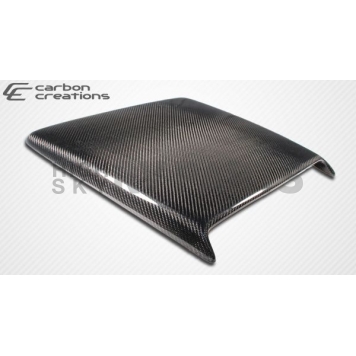 Extreme Dimensions Hood Scoop - Cowl Induction Gloss UV Coated Carbon Fiber Black - 106354-7