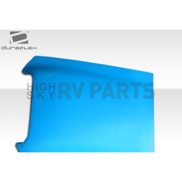 Extreme Dimensions Hood Scoop - Single Vented Primered Fiberglass Black - 102219