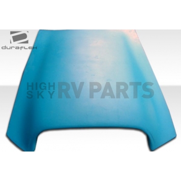 Extreme Dimensions Hood Scoop - Single Vented Primered Fiberglass Black - 102219-1