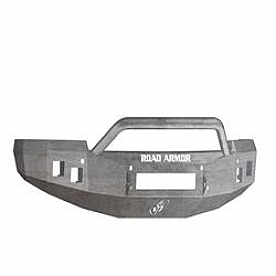 Road Armor Bumper Stealth Pre-Runner 1-Piece Design Steel Natural - 314R4ZNW