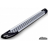 Romik USA Running Board Silver Aluminum Stationary - 61725418
