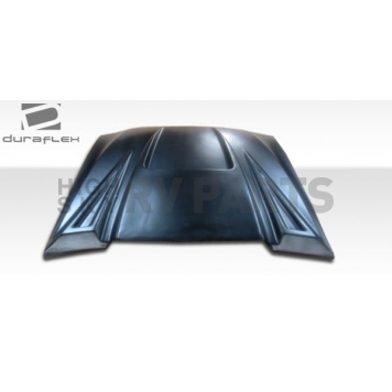 Extreme Dimensions Hood Scoop - Single Vented Primered Fiberglass Black - 102200-5