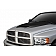 Extreme Dimensions Hood Scoop - Single Vented  Fiberglass Reinforced Plastic Black - 112449