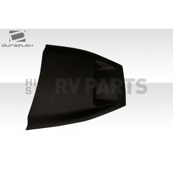 Extreme Dimensions Hood Scoop - Single Vented  Fiberglass Reinforced Plastic Black - 112449-3